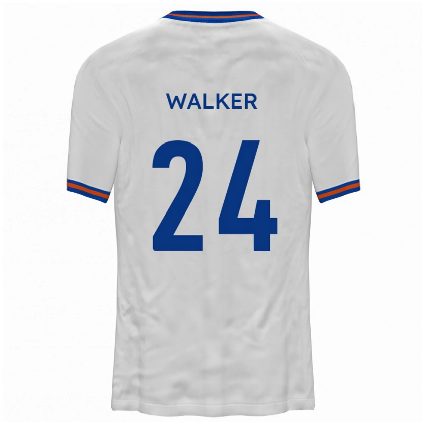 Danxen Dames Lewis Walker #24 Wit Blauw Uitshirt Uittenue 2025/26 T-Shirt België