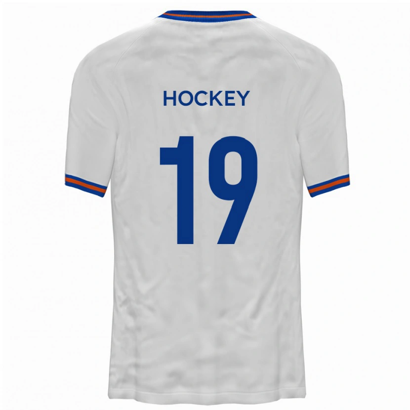 Danxen Dames Freddie Hockey #19 Wit Blauw Uitshirt Uittenue 2025/26 T-Shirt België