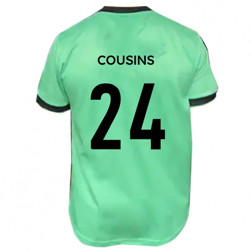 Danxen Dames Jordan Cousins #24 Turkoois Zwart Uitshirt Uittenue 2025/26 T-Shirt België