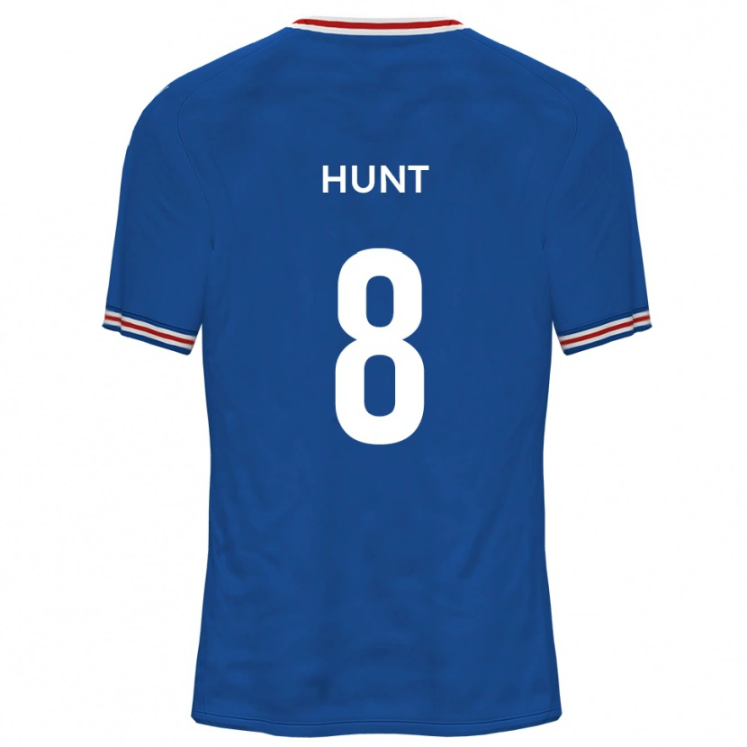 Danxen Dames Alex Hunt #8 Dodger Blue Uitshirt Uittenue 2025/26 T-Shirt België