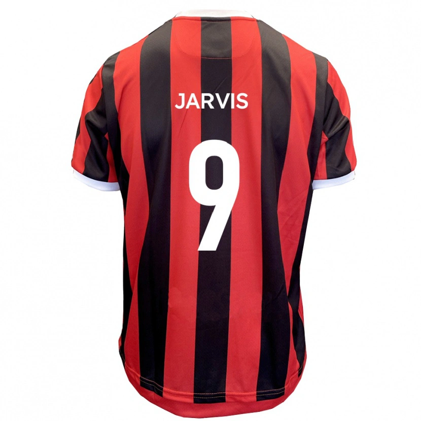 Danxen Dames Aaron Jarvis #9 Rood Zwart Uitshirt Uittenue 2025/26 T-Shirt België