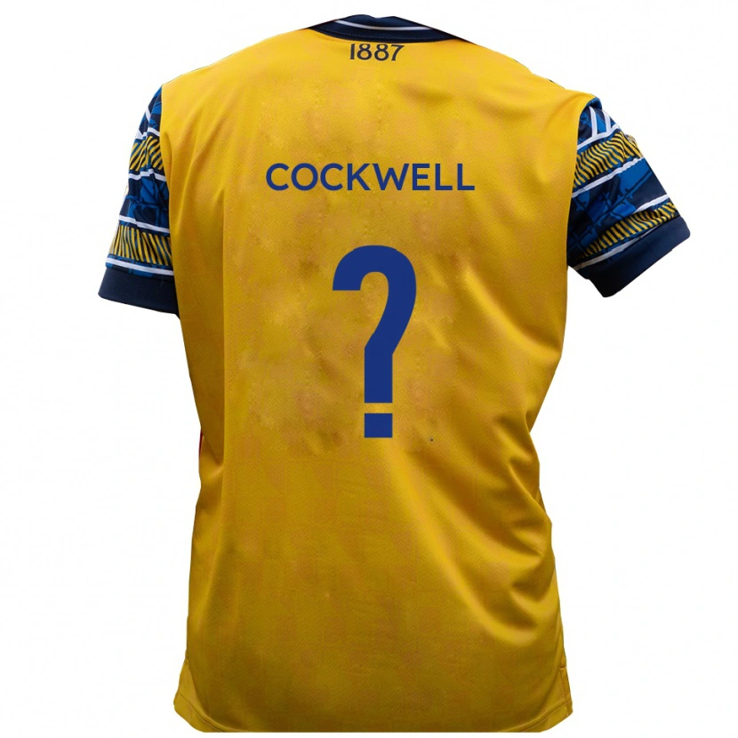 Danxen Dames Sam Cockwell #0 Geel Zwart Uitshirt Uittenue 2025/26 T-Shirt België