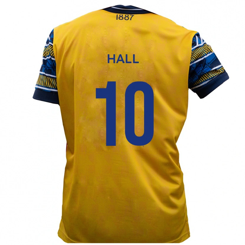 Danxen Dames Luke Hall #10 Geel Zwart Uitshirt Uittenue 2025/26 T-Shirt België