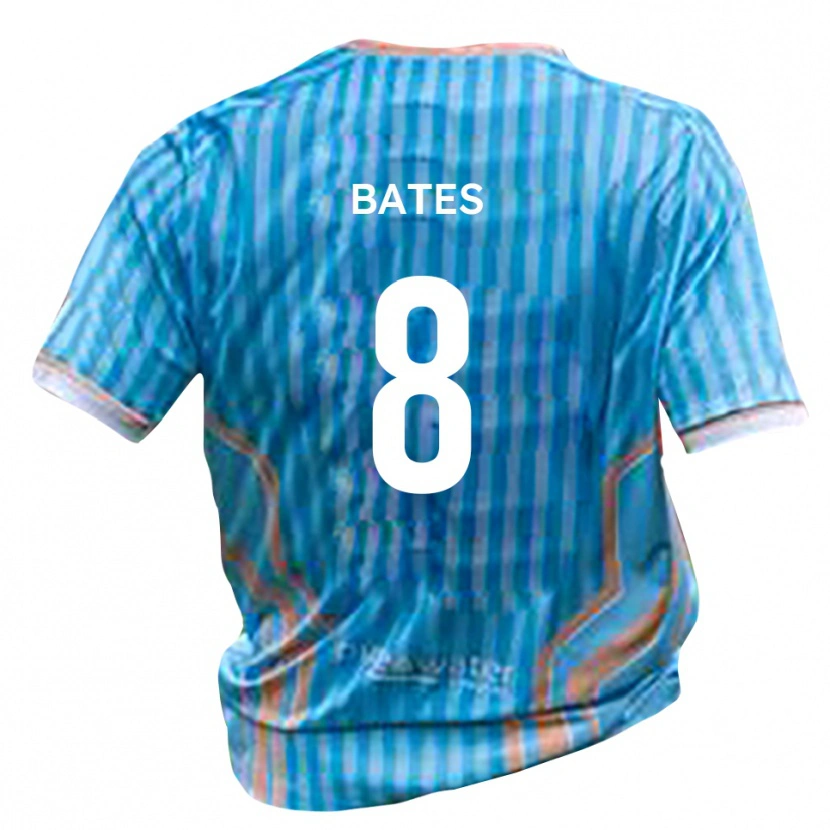 Danxen Dames Alfie Bates #8 Zwart Goud Uitshirt Uittenue 2025/26 T-Shirt België