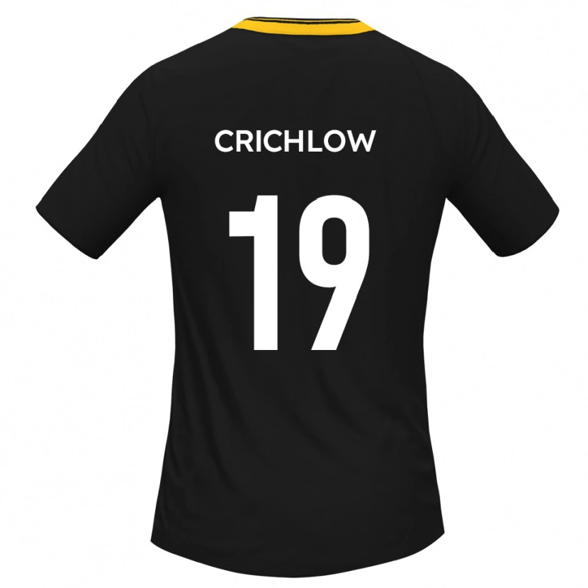 Danxen Dames Kane Crichlow #19 Zwart Geel Uitshirt Uittenue 2025/26 T-Shirt België