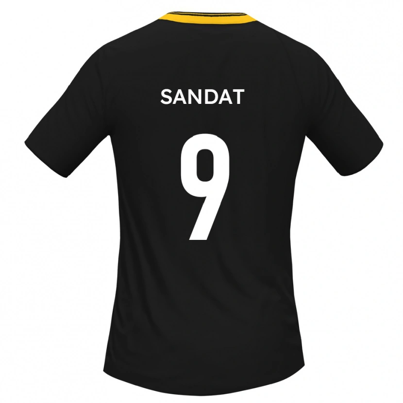 Danxen Dames Henry Sandat #9 Zwart Geel Uitshirt Uittenue 2025/26 T-Shirt België