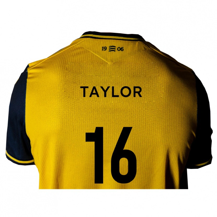 Danxen Dames Harry Taylor #16 Geel Zwart Uitshirt Uittenue 2025/26 T-Shirt België