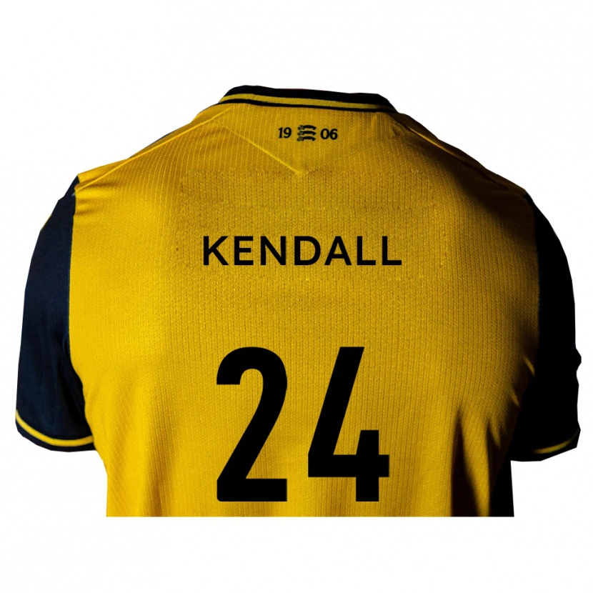Danxen Dames Charley Kendall #24 Geel Zwart Uitshirt Uittenue 2025/26 T-Shirt België