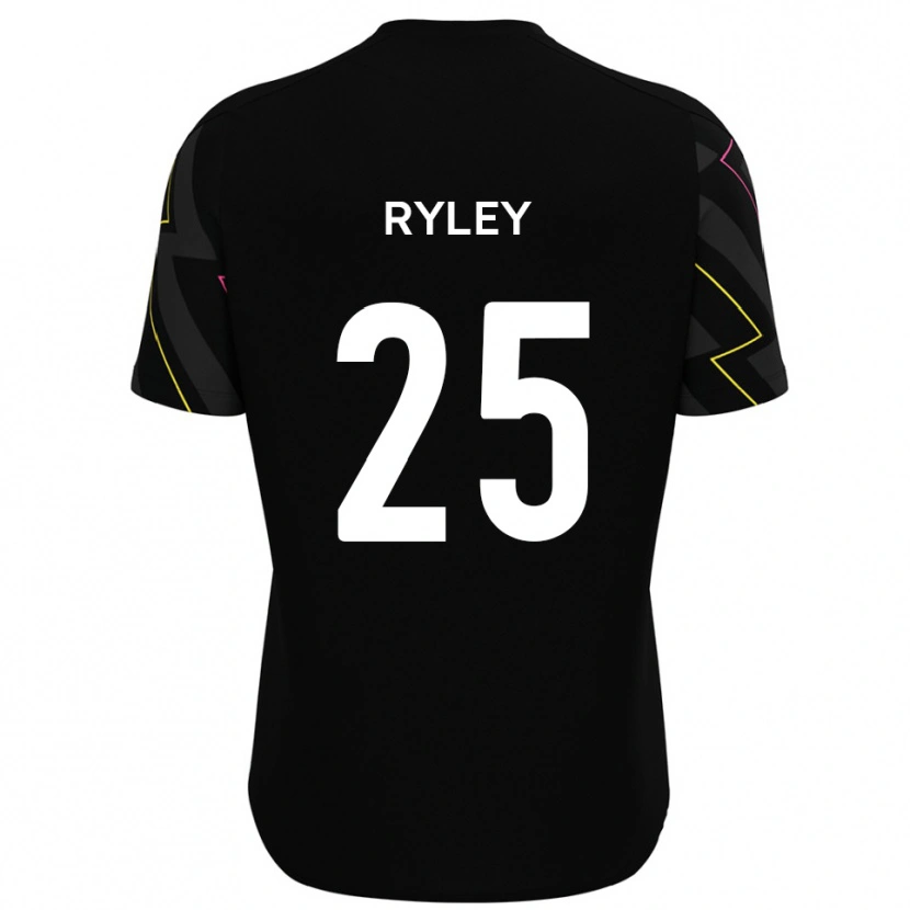 Danxen Dames Kian Ryley #25 Zwart Grijs Uitshirt Uittenue 2025/26 T-Shirt België
