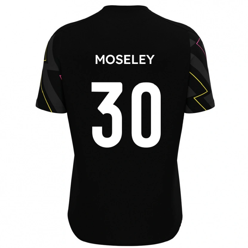 Danxen Dames Kyle Moseley #30 Zwart Grijs Uitshirt Uittenue 2025/26 T-Shirt België