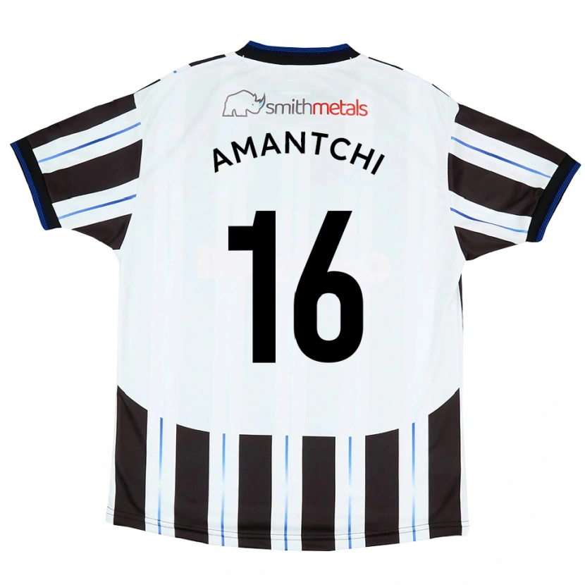 Danxen Dames Levi Amantchi #16 Wit Zwart Uitshirt Uittenue 2025/26 T-Shirt België