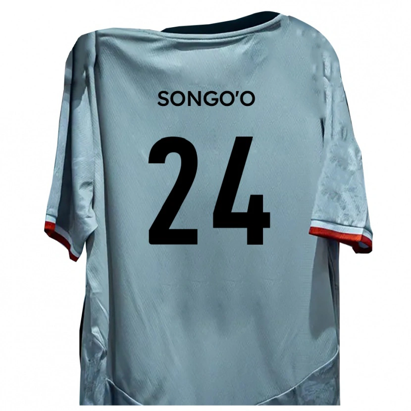 Danxen Dames Yann Songo'o #24 Wit Zwart Uitshirt Uittenue 2025/26 T-Shirt België