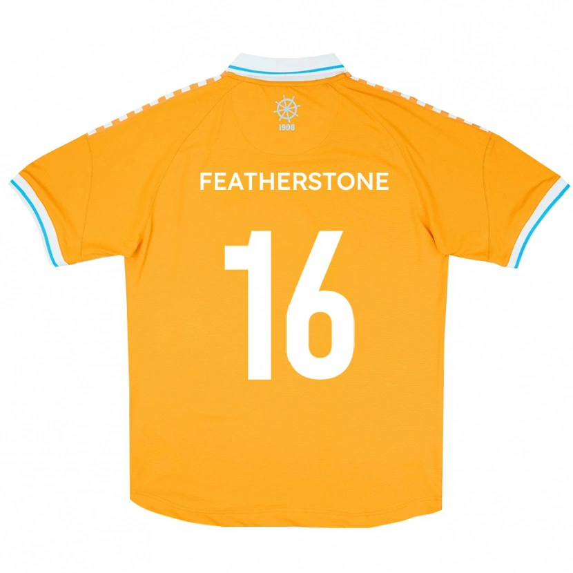 Danxen Dames Nicky Featherstone #16 Geel Blauw Uitshirt Uittenue 2025/26 T-Shirt België