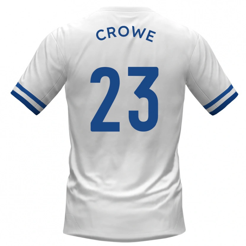 Danxen Dames Dylan Crowe #23 Wit Blauw Uitshirt Uittenue 2025/26 T-Shirt België