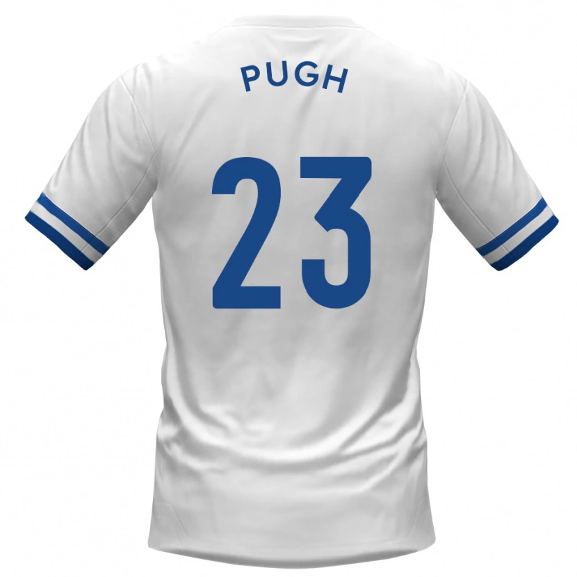 Danxen Dames Tom Pugh #23 Wit Blauw Uitshirt Uittenue 2025/26 T-Shirt België