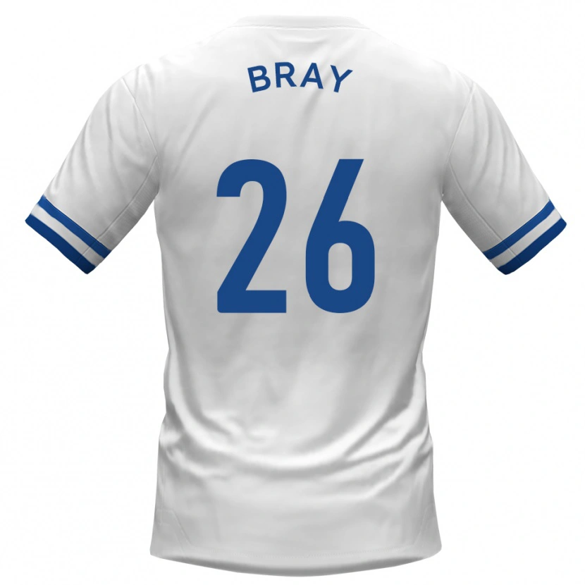 Danxen Dames Owen Bray #26 Wit Blauw Uitshirt Uittenue 2025/26 T-Shirt België