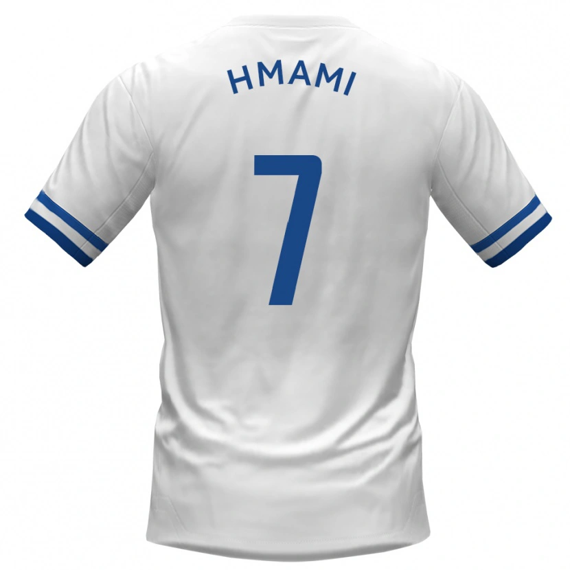 Danxen Dames Josh Hmami #7 Wit Blauw Uitshirt Uittenue 2025/26 T-Shirt België