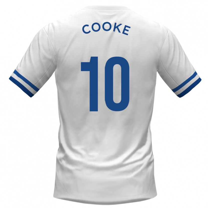 Danxen Dames Jamie Cooke #10 Wit Blauw Uitshirt Uittenue 2025/26 T-Shirt België