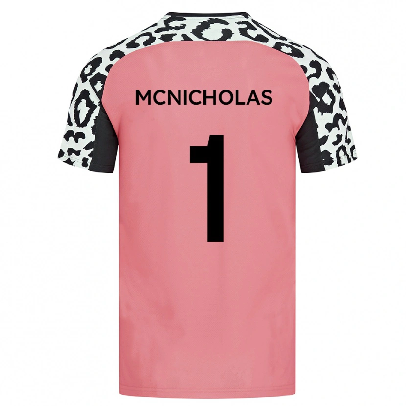 Danxen Dames Luke Mcnicholas #1 Roze Zwart Uitshirt Uittenue 2025/26 T-Shirt België