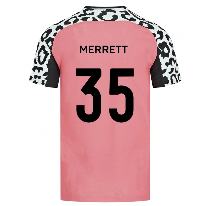 Danxen Dames William Merrett #35 Roze Zwart Uitshirt Uittenue 2025/26 T-Shirt België