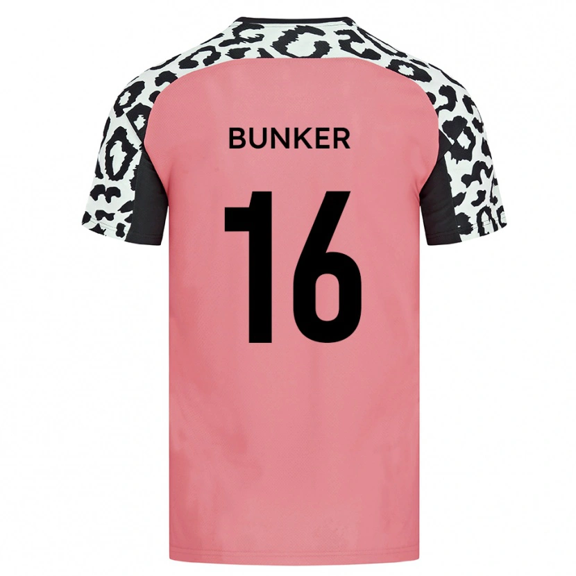 Danxen Dames Harvey Bunker #16 Roze Zwart Uitshirt Uittenue 2025/26 T-Shirt België