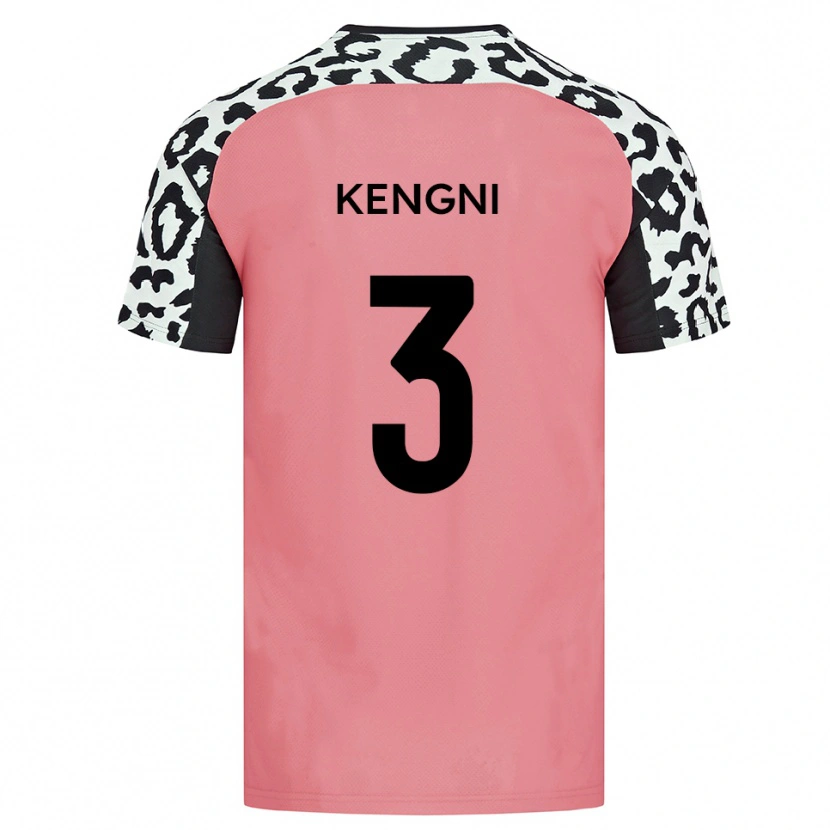 Danxen Dames Neil Kengni #3 Roze Zwart Uitshirt Uittenue 2025/26 T-Shirt België