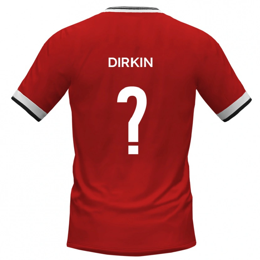 Danxen Dames James Dirkin #0 Wit Zwart Uitshirt Uittenue 2025/26 T-Shirt België