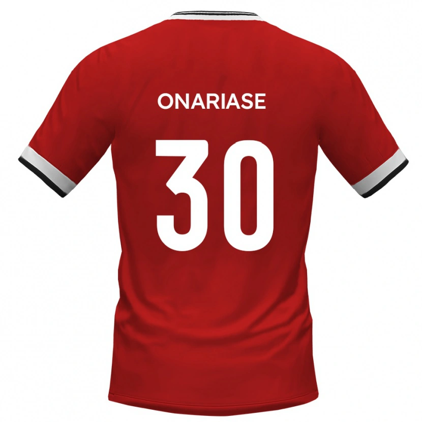 Danxen Dames Emmanuel Onariase #30 Wit Zwart Uitshirt Uittenue 2025/26 T-Shirt België