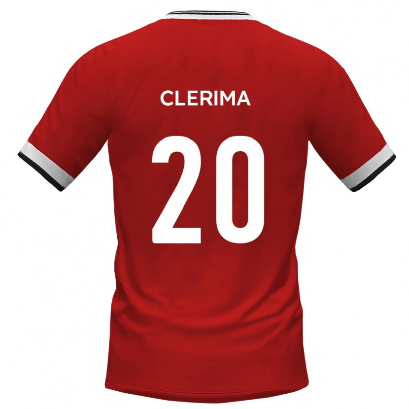 Danxen Dames Remy Clerima #20 Wit Zwart Uitshirt Uittenue 2025/26 T-Shirt België