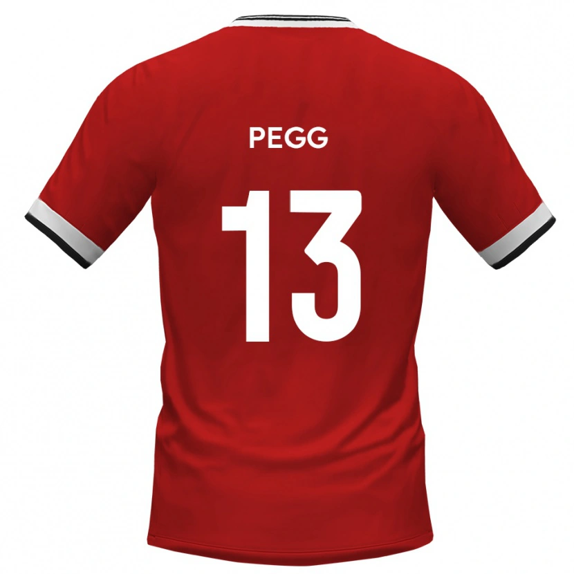 Danxen Dames Lewis Pegg #13 Wit Zwart Uitshirt Uittenue 2025/26 T-Shirt België