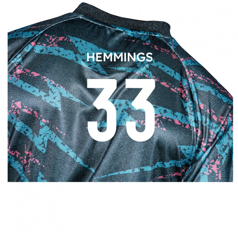 Danxen Dames Ashley Hemmings #33 Zwart Marine Uitshirt Uittenue 2025/26 T-Shirt België