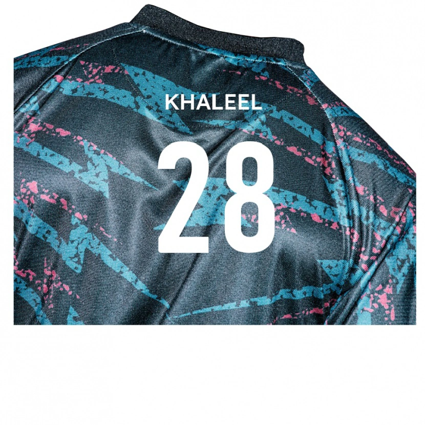 Danxen Dames Rafiq Khaleel #28 Zwart Marine Uitshirt Uittenue 2025/26 T-Shirt België