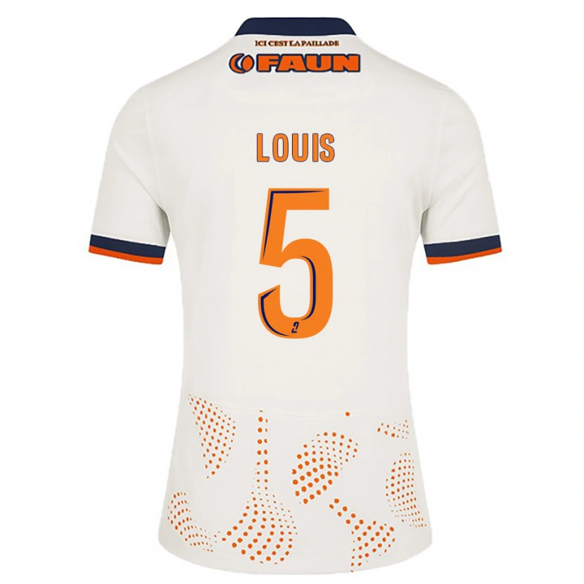 Danxen Dames Kethna Louis #5 Wit Oranje Uitshirt Uittenue 2025/26 T-Shirt België