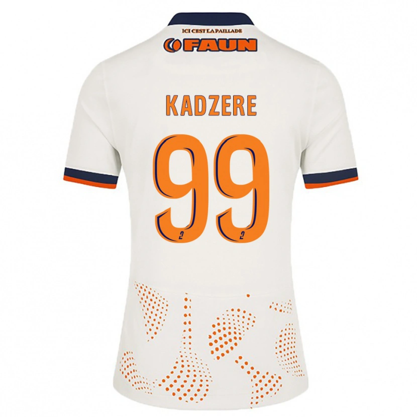 Danxen Dames Rose Kadzere #99 Wit Oranje Uitshirt Uittenue 2025/26 T-Shirt België