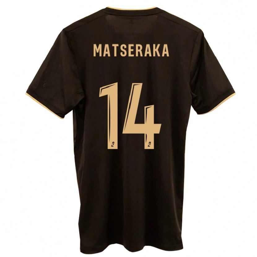 Danxen Dames Noam Matseraka #14 Blauw Rood Uitshirt Uittenue 2025/26 T-Shirt België