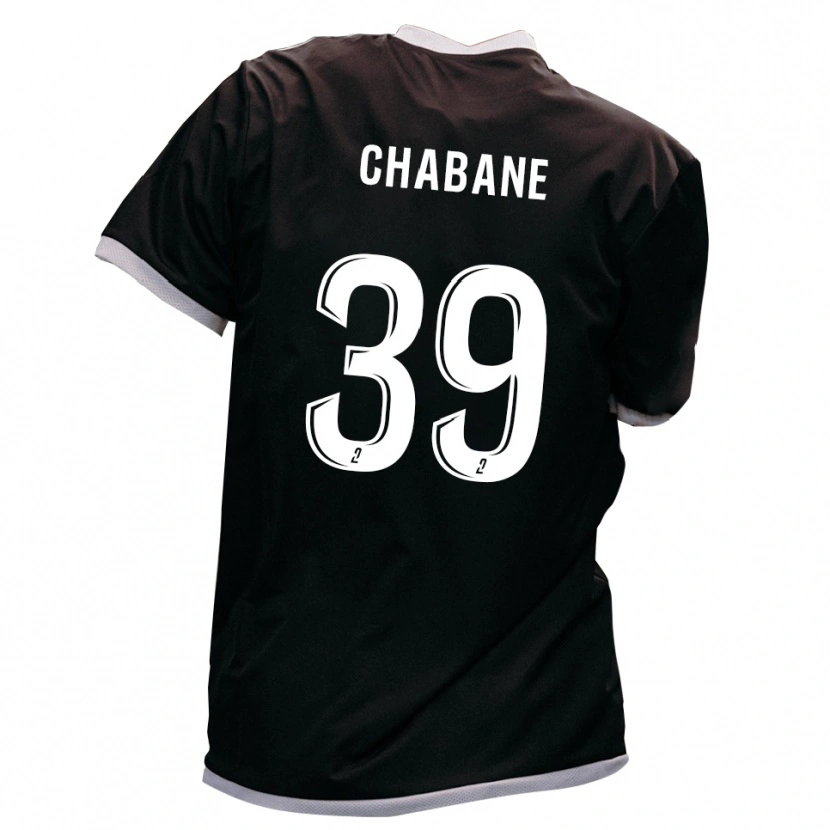 Danxen Dames Amine Chabane #39 Zwart Goud Uitshirt Uittenue 2025/26 T-Shirt België