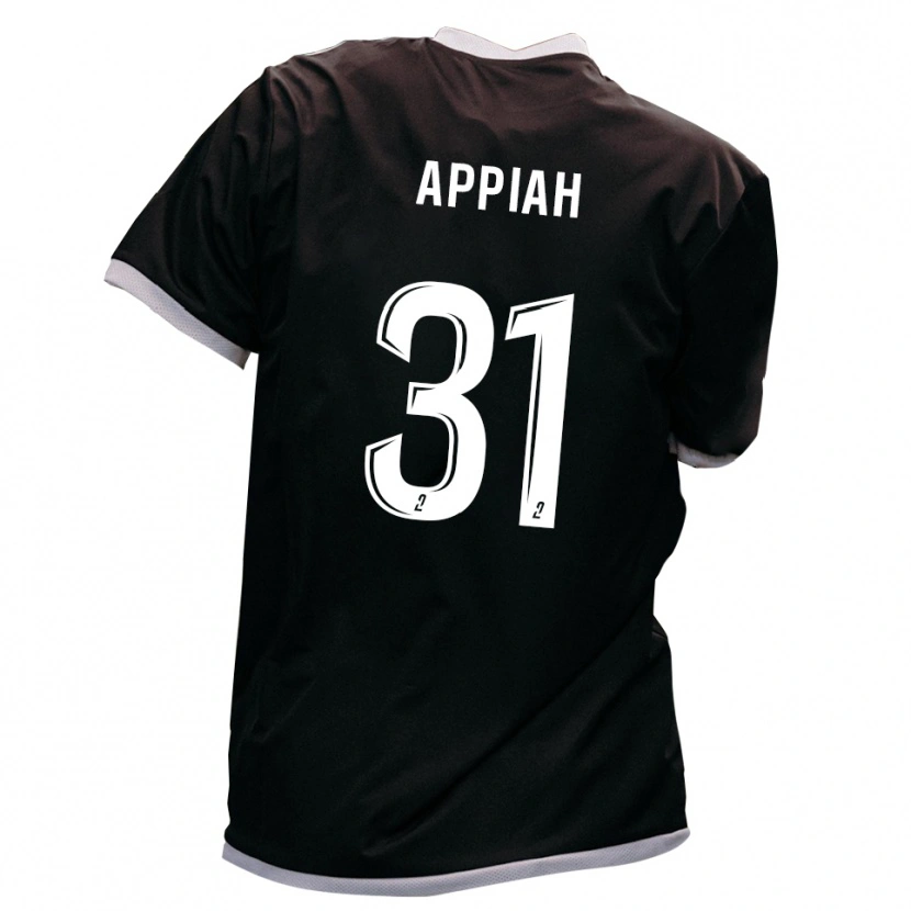 Danxen Dames Arvin Appiah #31 Zwart Goud Uitshirt Uittenue 2025/26 T-Shirt België