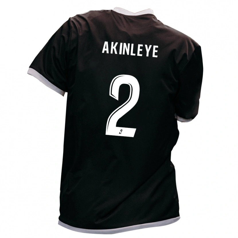Danxen Dames Daniel Akinleye #2 Zwart Goud Uitshirt Uittenue 2025/26 T-Shirt België