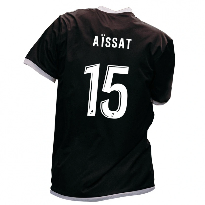 Danxen Dames Oscar Aïssat #15 Zwart Goud Uitshirt Uittenue 2025/26 T-Shirt België