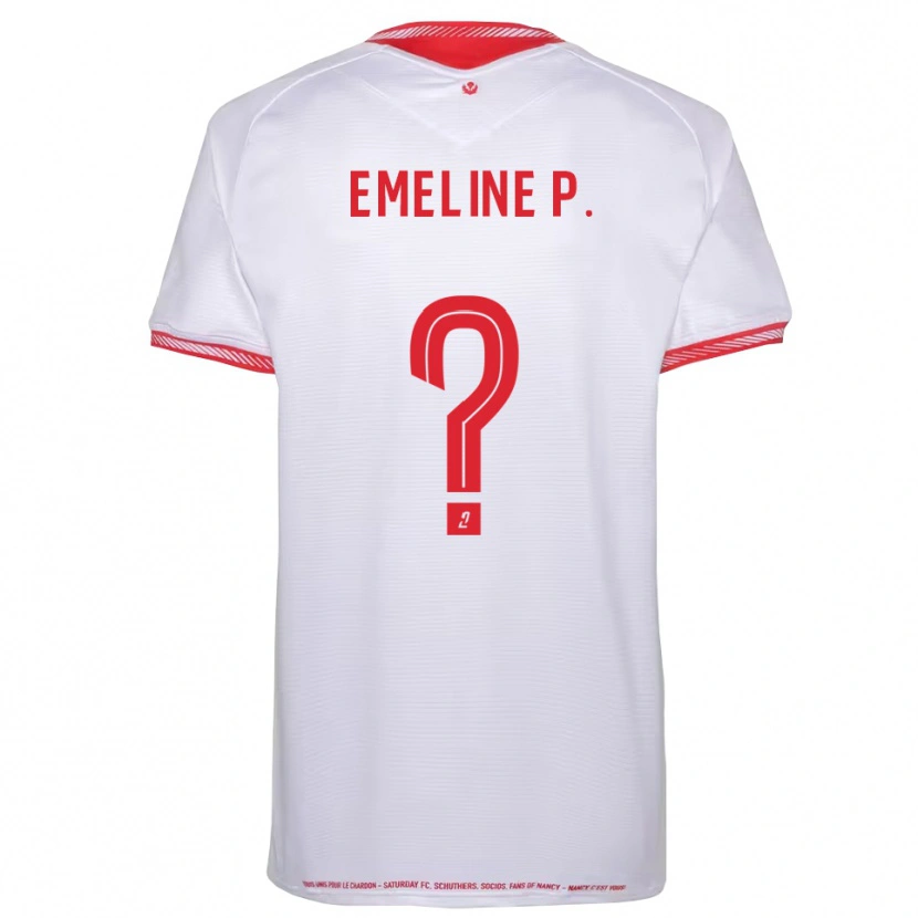 Danxen Dames Emeline Poirel #0 Zwart Rood Uitshirt Uittenue 2025/26 T-Shirt België