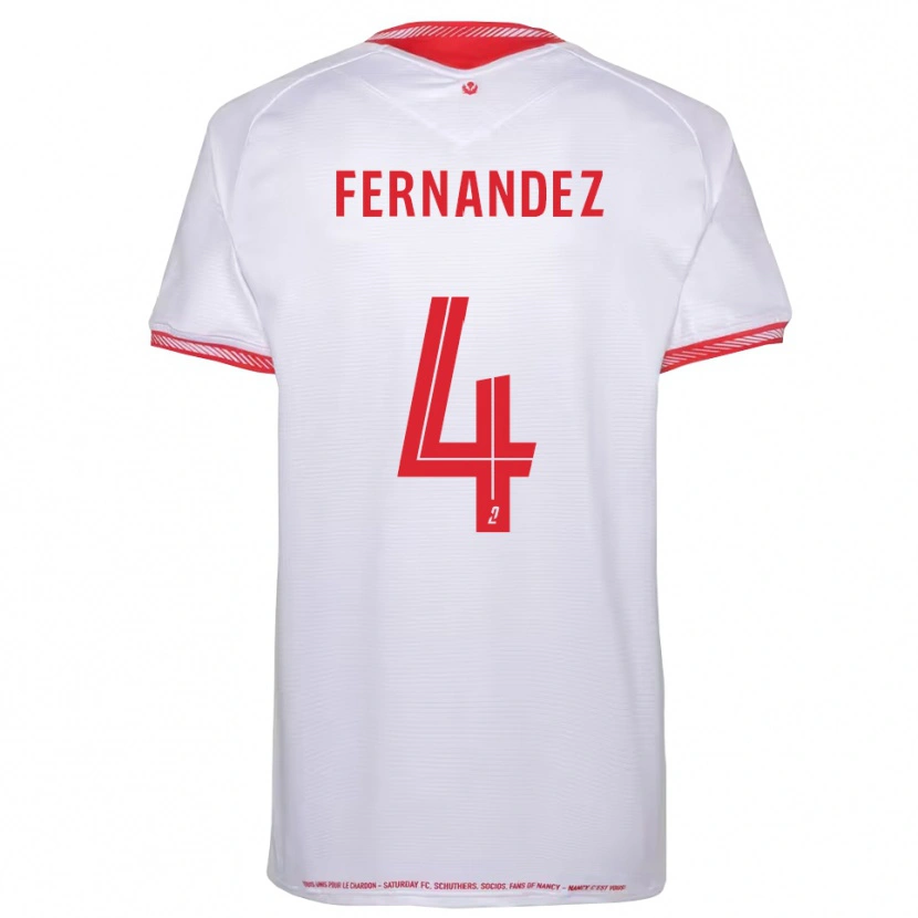Danxen Dames Nehemiah Fernandez #4 Zwart Rood Uitshirt Uittenue 2025/26 T-Shirt België