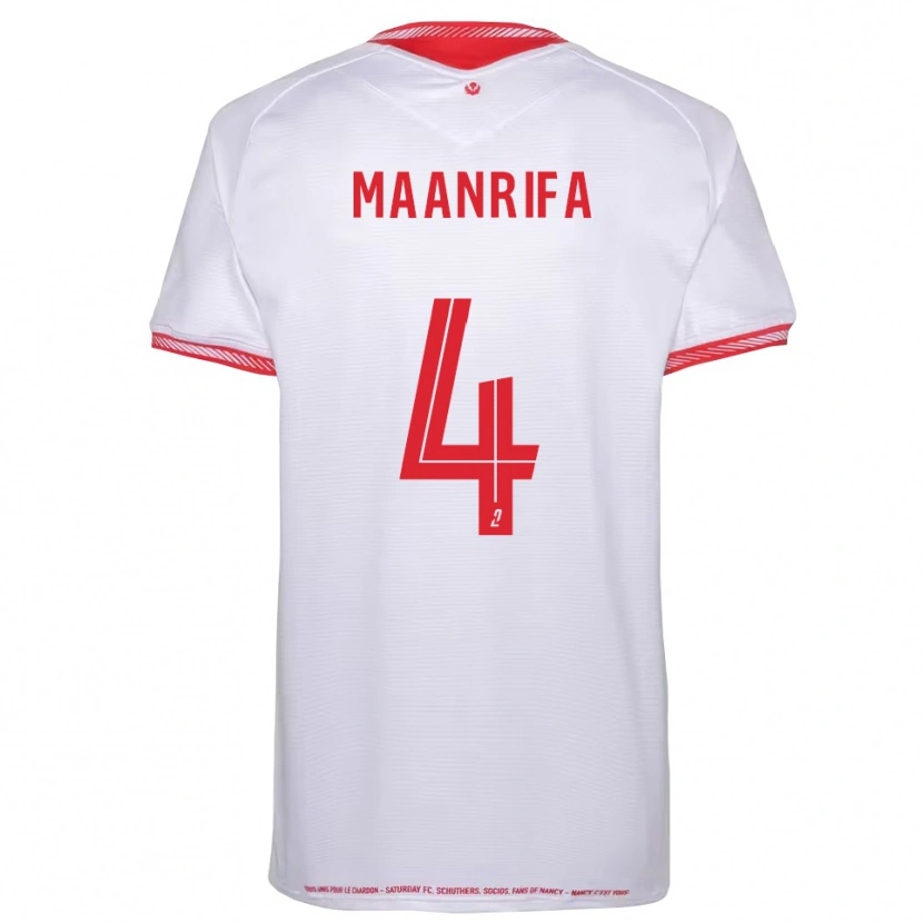 Danxen Dames Elfayed Maanrifa #4 Zwart Rood Uitshirt Uittenue 2025/26 T-Shirt België