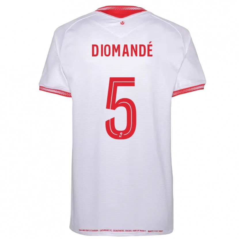 Danxen Dames Paul Diomandé #5 Zwart Rood Uitshirt Uittenue 2025/26 T-Shirt België