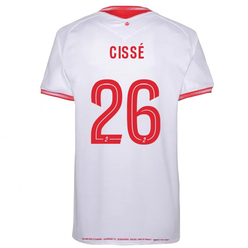 Danxen Dames Sidi Cissé #26 Zwart Rood Uitshirt Uittenue 2025/26 T-Shirt België
