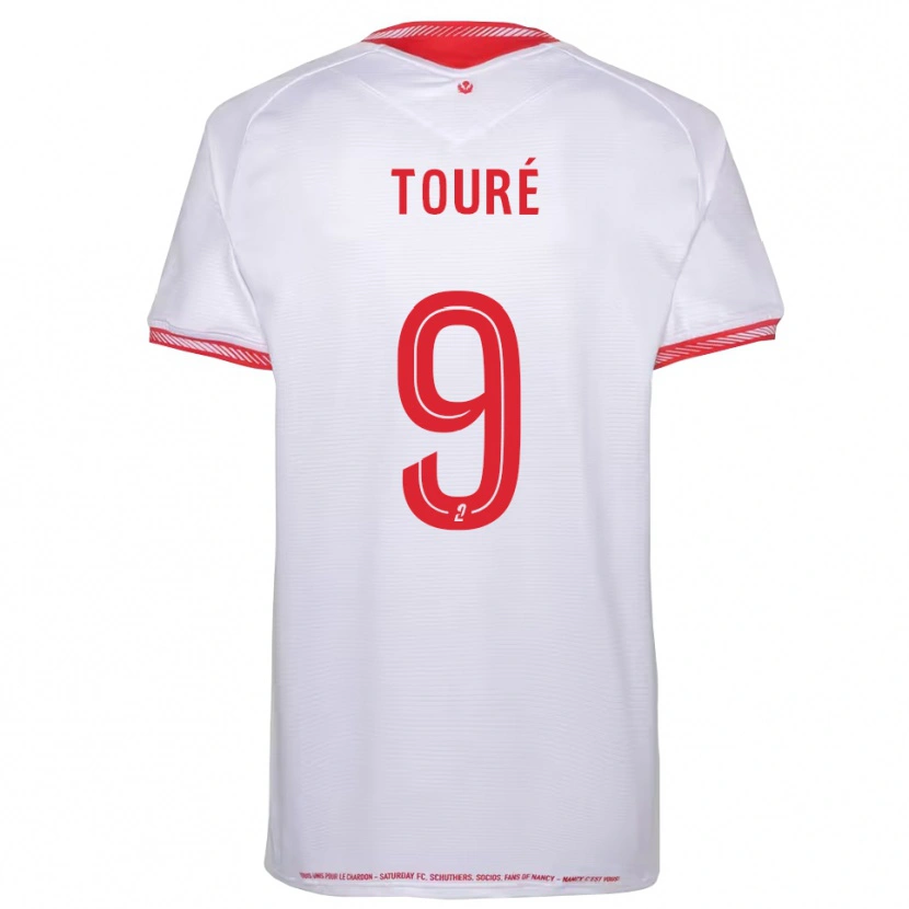 Danxen Dames Cheikh Touré #9 Zwart Rood Uitshirt Uittenue 2025/26 T-Shirt België