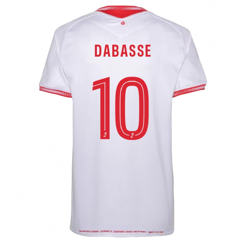 Danxen Dames Adrian Dabasse #10 Zwart Rood Uitshirt Uittenue 2025/26 T-Shirt België