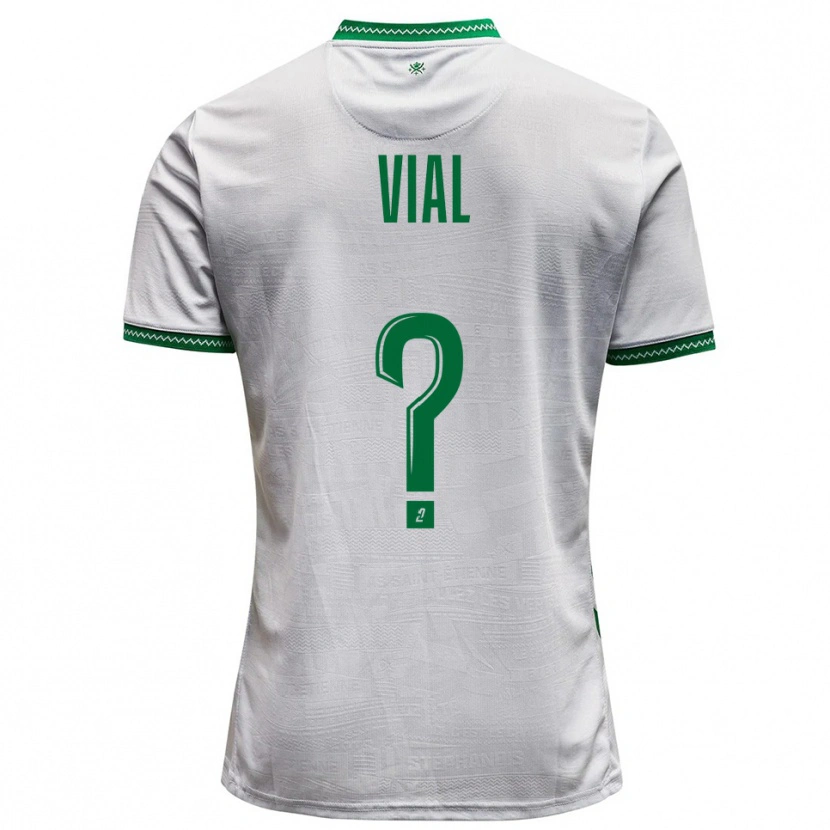 Danxen Dames Lorik Vial #0 Wit Groen Uitshirt Uittenue 2025/26 T-Shirt België