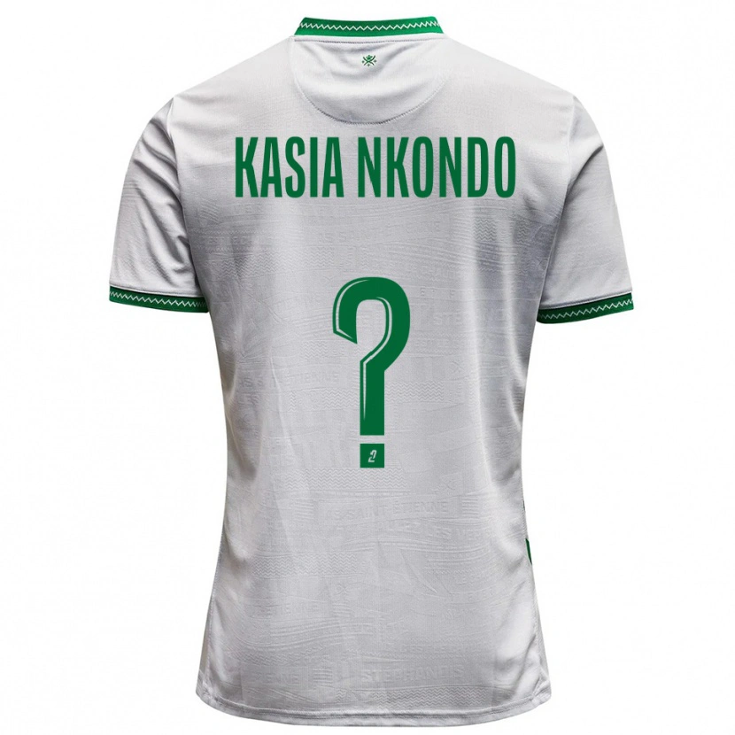 Danxen Dames Nathan Kasia Nkondo #0 Wit Groen Uitshirt Uittenue 2025/26 T-Shirt België