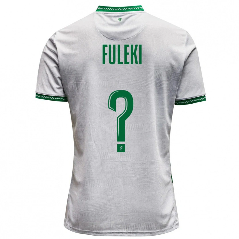 Danxen Dames Samuel Fuleki #0 Wit Groen Uitshirt Uittenue 2025/26 T-Shirt België