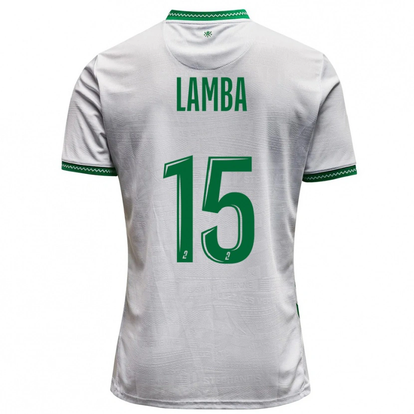 Danxen Dames Chico Lamba #15 Wit Groen Uitshirt Uittenue 2025/26 T-Shirt België